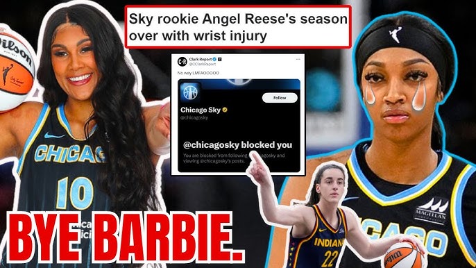 Angel Reese OUT FOR SEASON! Chicago Sky BLOCKING Caitlin Clark Fans! Kamilla Cardoso About TO EAT! - YouTube