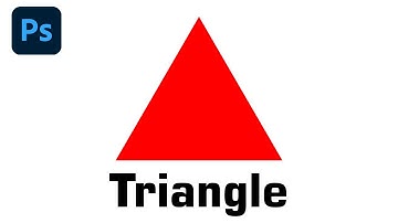 How to create triangle in photoshop