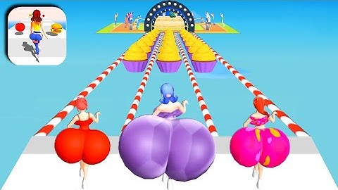 Butt Clash All Levels Walkthrough Game Mobile Gameplay iOS, Android NOOB VS PRO Mix Level CUTHAQ