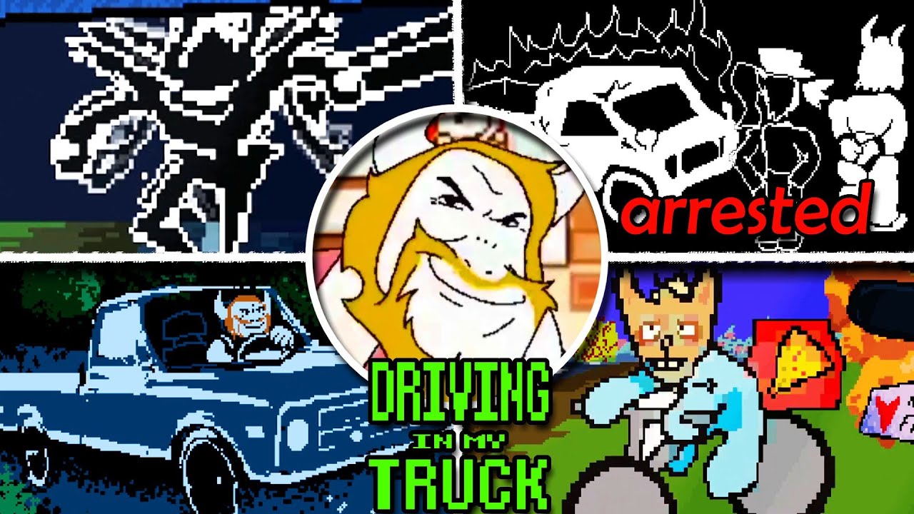 BERGENTRUCK 201X - Full Gameplay & ALL Endings (Deltarune Memes)