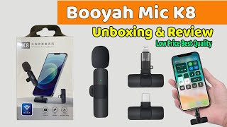 Booyah K8 Wireless Microphone (Unboxing & Review)