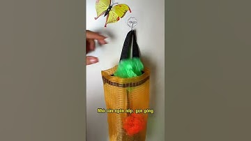TÚI LƯỚI TREO TƯỜNG DẠNG ỐNG ĐỰNG TÚI NILONG