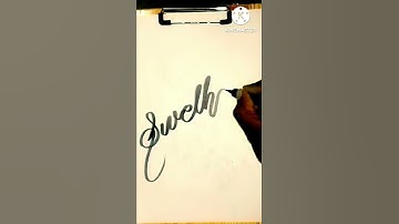 name writing/ 💕💕swetha💕💕 #shorts #calligraphy #art #cursive #letters #trending #write #ytshorts