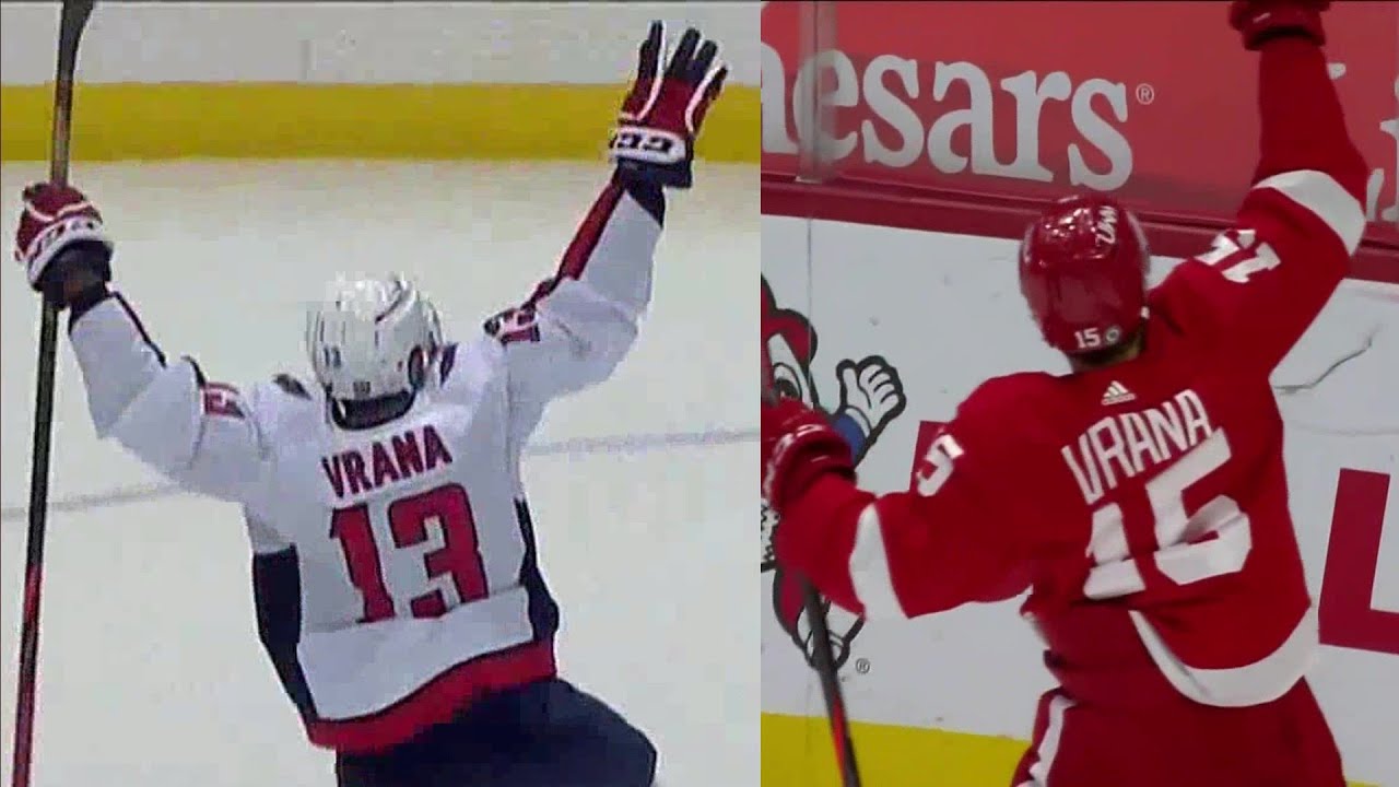 Jakub Vrana scores four goals in breakthrough game with Red Wings