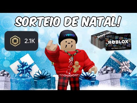 SORTEIO DE 2000 ROBUX DE NATAL!🎅🎄