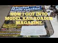 HOW I GOT INTO "MODEL RAILROADER" #hoscale #modelrailroad