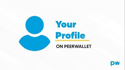 Account profile for Peerwallet