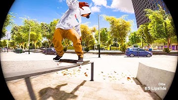 Learning to Grind a Rail in Session Skate Sim | PS5 HD Skateboarding Gameplay