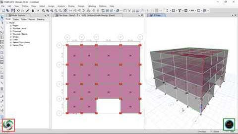 Project 1 Design & Analysis of 4 Stories Building ETABS Essential Training 2015