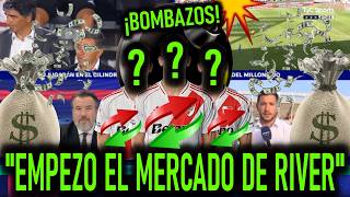 ¡BOMBAZOS! Estos son LOS NUEVOS REFUERZOS qe RIVER PLATE esta BUSCANDO | Mercado de Pases River 2026