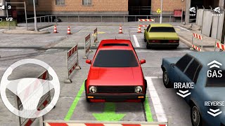 Backyard Parking 3D #2 - Red Old Car Parking School Driving Android Gameplay screenshot 5