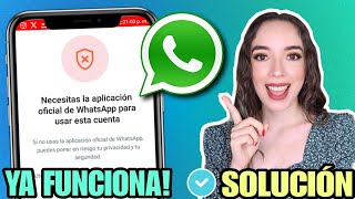 Como SOLUCIONAR ERROR DE Whatsapp Estilo Iphone y WhatsApp plus ✅ Necesitas la aplicación oficial