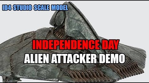 Independence Day 2 ALIEN ATTACKER studio scale Showoff