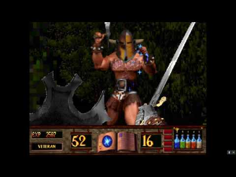 Witchaven II: Blood Vengeance (DOSBox) - Level 1 Halls of Ragnoth - Uncommented