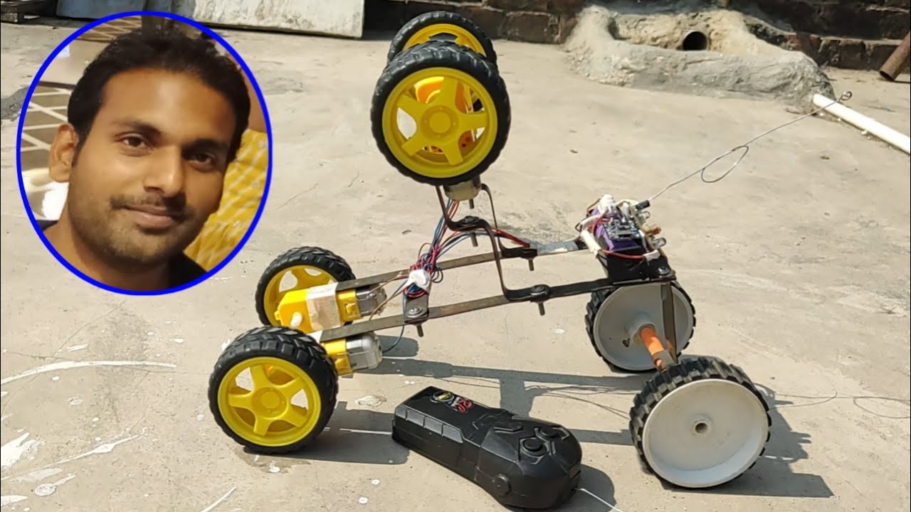 Diy powerfull home made robotic hunter gadi // how to