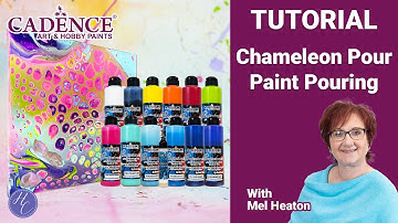 Chameleon Pour | Paint Pouring With Mel - Chameleon Pour | Cadence | Highlight Crafts