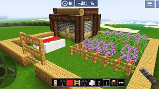 Planet Craft: Block Survival Craft Game Online Gameplay #49 (iOS & Android) | Farm House 🏡 screenshot 4