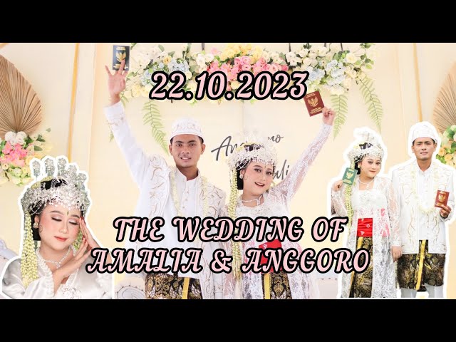 THE WEDDING OF AMALIA AND ANGGORO || 22.10.23 class=