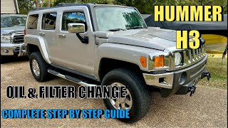 Hummer H3 Oil Change - Complete Step by Step Guide