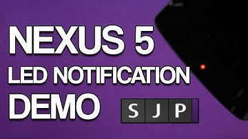 Nexus 5 LED Notification Demo