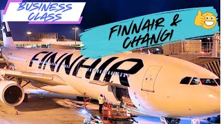 FINNAIR Business Class | JEWEL Changi Airport | Qantas & BA Lounges | SIN-SYD