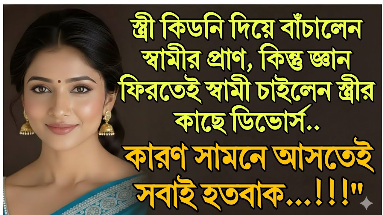 স্ত্রী কিডনি দিয়ে বাঁচালেন স্বামীর প্রাণ, কিন্তু জ্ঞান ফিরতেই স্বামী চাইলেন স্ত্রীর কাছে ডিভোর্স...