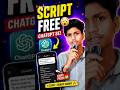 👉 ChatGPT Se Viral Script Kaise Banaye 😳 | 1 Click = Ready Script #shorts #viralscript