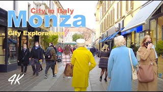 Walking in Monza, Italy Virtual Scenes City Tour | Lombardia Region 4K