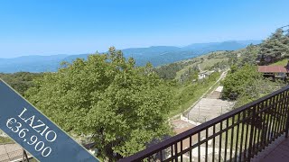 €37k ~ LAZIO NEAR ROME & ABRUZZO ~ TERRACED VIEW GARDEN Home 3bd/2ba Casa for sale in Italy Italia