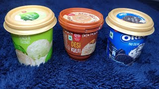 Rasmalai sweet|Oreo ice cream ????|Desi Kulfi|Tender Coconut ice cream ????