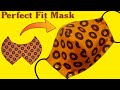 New Trending Pattern Full Breathable Mask - Very Easy Face Mask Sewing Tutorial - Perfect Fit Mask