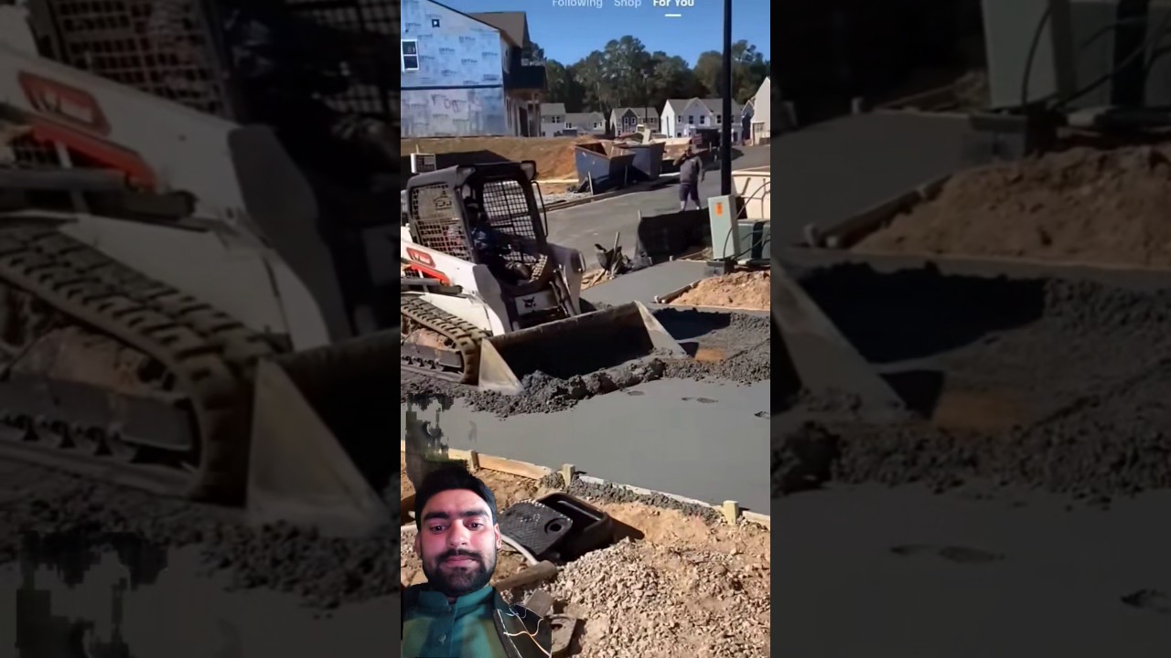 Pouring Concrete at the WRONG HOUSE "WOOPS" (