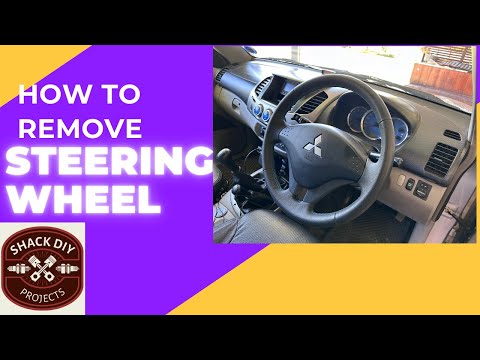 Steering wheel removal -Mitsubishi Triton L200 MN/ML