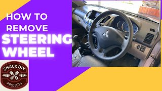 Steering wheel removal -Mitsubishi Triton L200 MN/ML