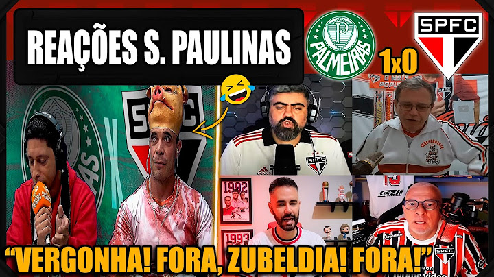 REAÇÕES dos SÃO PAULINOS - PALMEIRAS 1x0 SÃO PAULO - BRASILEIRÃO - VAMOS RIR DO SPFC!