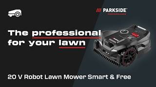 The New Parkside Performance Robotic Lawn Mower Ppamr 1250 A1 Smart & Free In