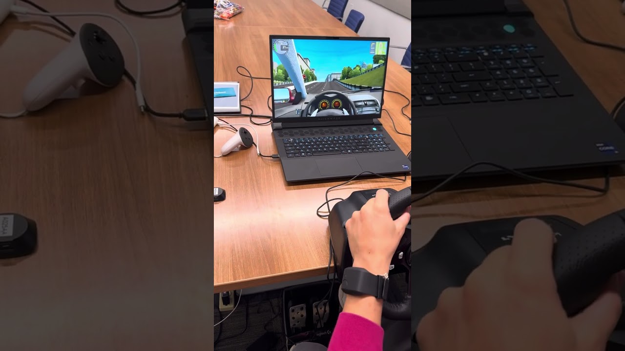 My First Driving Experience with VR 