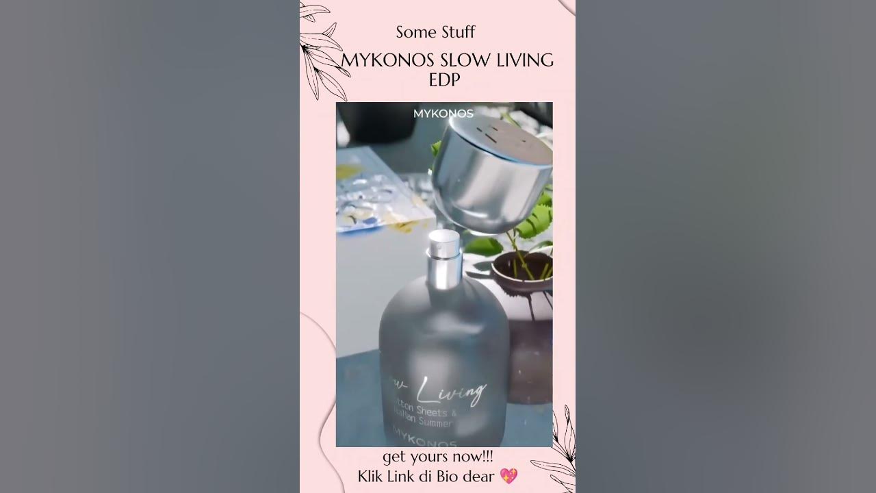 MYKONOS SLOW LIVING EDP 💕✨ link on the bio dear ✨❤️