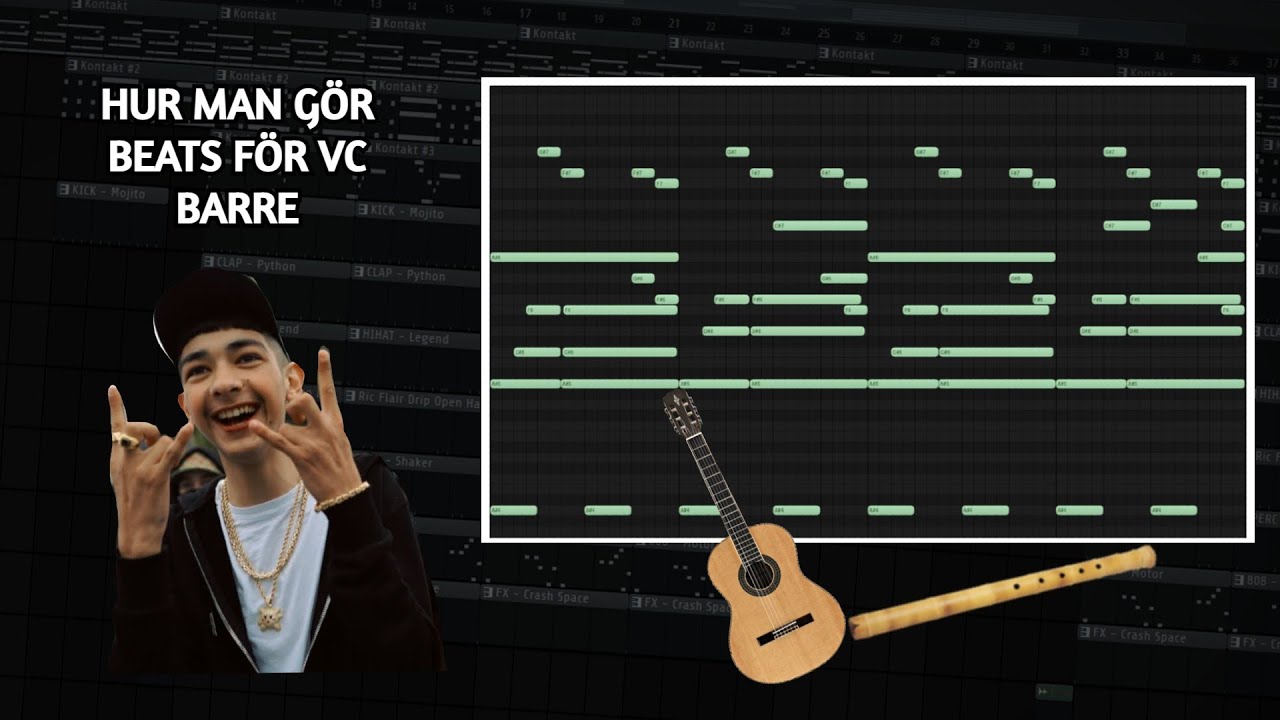 Hur man gör 4-Step Beats för VC Barre | VC Barre, C.Gambino | FL Studio 20 Silent Cookup