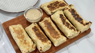 Mapapagawa Ka NG MADAMI! 🤯 Hail Caesar Salad Wrap Recipe (Ubos Ng Kids!)