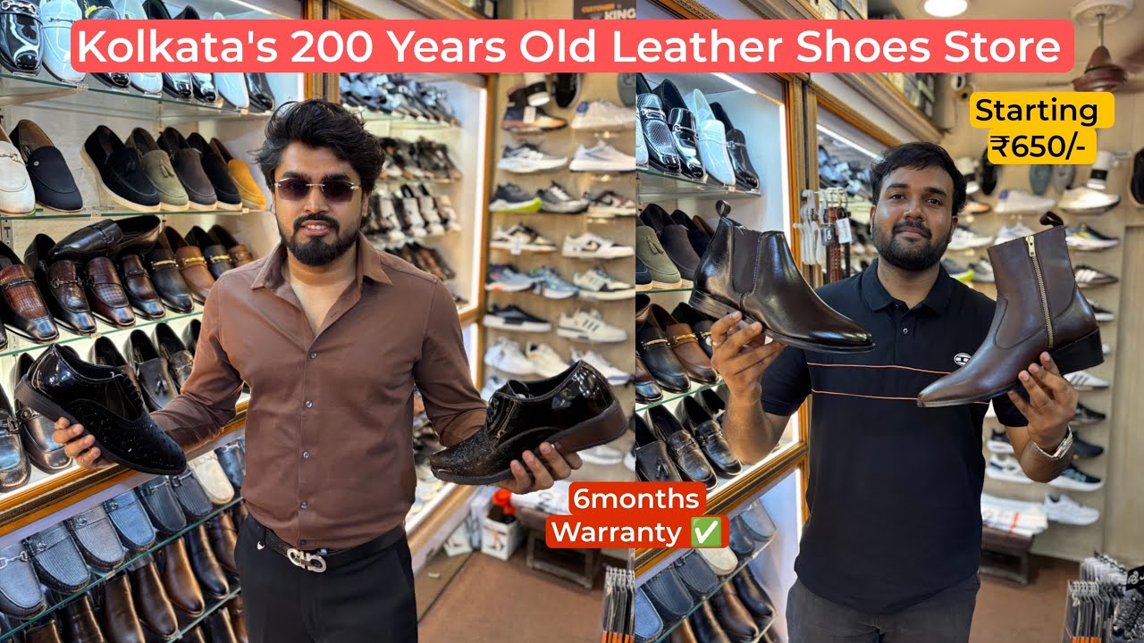 Kolkata Leather Shoes Market | 200 Years Old Shoes Store In Kolkata | New Dsheen | Formal & Ethnic