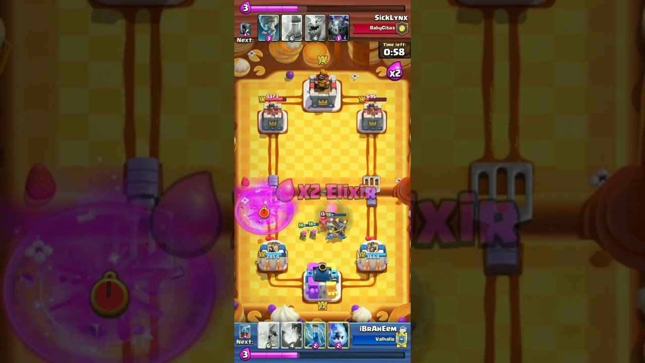 Xbow 2.9 cycle Vs Golem deck 