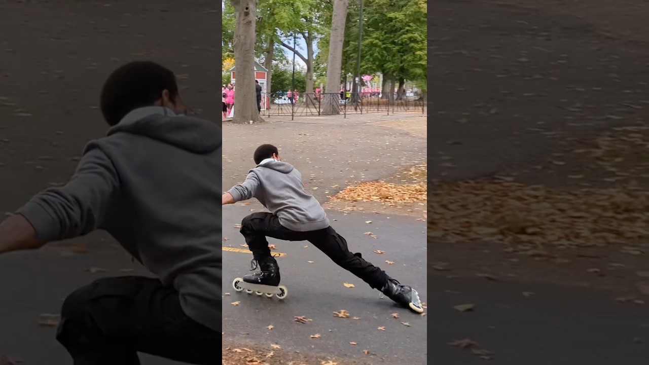 Inline Skating | My Powerslide into a switch Powerslide on Wizard Skates!