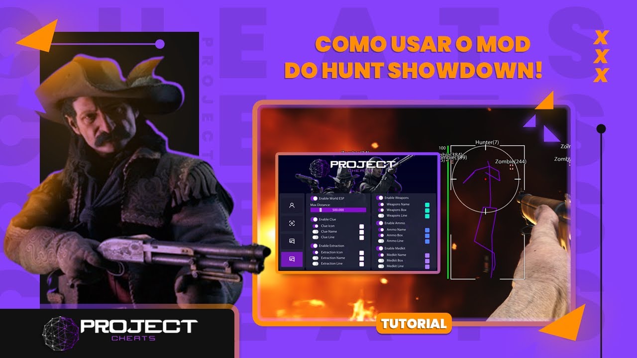 COMO USAR MOD DE HUNT DA PROJECT MODS | MUITO FORTE 😨 - YouTube