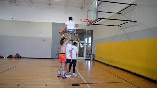 Isaiah Rivera Throws Down Crazy Dunks Highest Jumper Over 6 Foot In The World