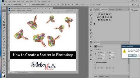 How to Create a Digital Scatter in Photoshop & Photoshop Elements