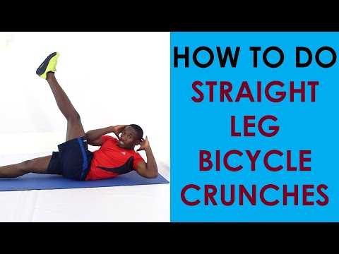Como fazer Hetero Leg Crunch de bicicleta | Exercício do Dia # 8