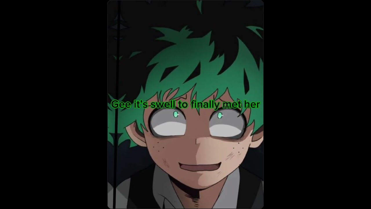 villain Deku x Uraraka, with the song Other Friends by Caleb Hyles