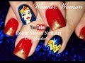 Wonder Woman Nails | Cute DIY Nail Art Design Tutorial