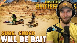 Sure, chocoTaco Can Be Bait for a Round ft. HollywoodBob, Quest, & Reid - PUBG Miramar Squads Game